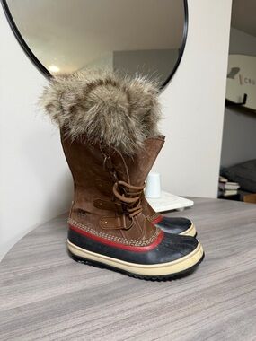 Sorel Joan of arc fur Waterproof Winter Boots